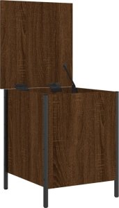 vidaXL Ławka ze schowkiem, brązowy dąb, 40x42,5x50 cm 6