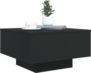 vidaXL Stolik kawowy, czarny, 55x55x31 cm 4