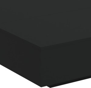 vidaXL Stolik kawowy, czarny, 100x100x31 cm 8