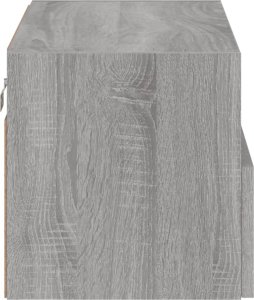 vidaXL Ścienna szafka TV, szary dąb sonoma, 60x30x30 cm 9