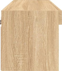 vidaXL Szafka pod TV, z oświetleniem LED, dąb sonoma, 60x30x30 cm 9