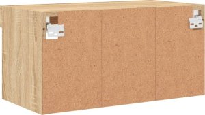 vidaXL Szafka pod TV, z oświetleniem LED, dąb sonoma, 60x30x30 cm 10