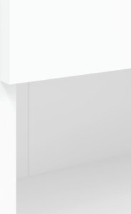 vidaXL Szafka pod TV, z oświetleniem LED, biała, 60x30x30 cm 11