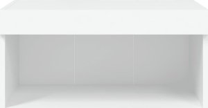 vidaXL Szafka pod TV, z oświetleniem LED, biała, 60x30x30 cm 8