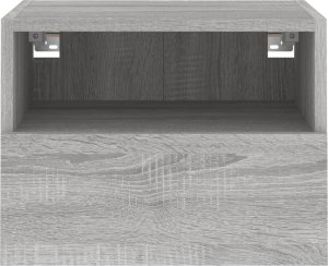 vidaXL Ścienne szafki TV, 2 szt., szary dąb sonoma, 40x30x30 cm 8