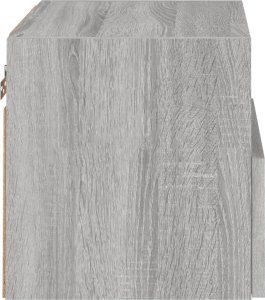 vidaXL Ścienne szafki TV, 2 szt., szary dąb sonoma, 40x30x30 cm 9