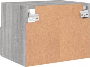 vidaXL Ścienne szafki TV, 2 szt., szary dąb sonoma, 40x30x30 cm 10