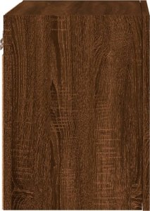 vidaXL Ścienne szafki TV, 2 szt., brązowy dąb, 40,5x30x40 cm 9