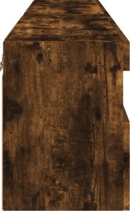 vidaXL Ścienne szafki TV z LED, 2 szt., przydymiony dąb, 60x30x40 cm 10