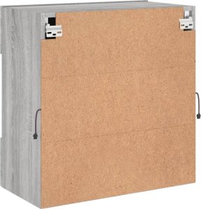 vidaXL Ścienna szafka TV z LED, szary dąb sonoma, 58,5x30x60,5 cm 10