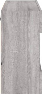 vidaXL Ścienna szafka TV z LED, szary dąb sonoma, 78,5x30x60,5 cm 9