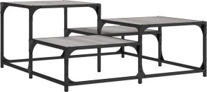 vidaXL Stolik kawowy, szary dąb sonoma, 87,5x87,5x40 cm 6