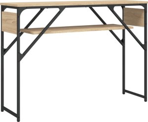 vidaXL Stolik konsolowy, dąb sonoma, 105x30x75 cm 2