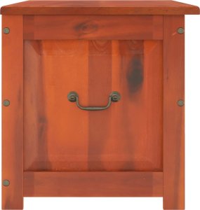 Skrzynia ogrodowa vidaXL Skrzynia z pokrywą, brązowa, lite drewno akacjowe 5