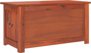 Skrzynia ogrodowa vidaXL Skrzynia z pokrywą, brązowa, lite drewno akacjowe 6