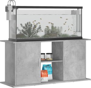 vidaXL Szafka pod akwarium, szarość betonu, 121x41x58 cm 3