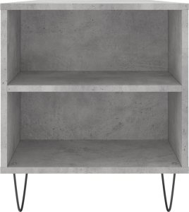 vidaXL Stolik kawowy, szarość betonu, 102x44,5x50 cm 7