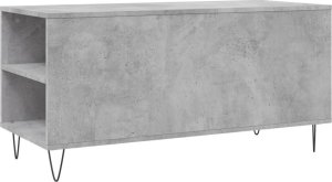vidaXL Stolik kawowy, szarość betonu, 102x44,5x50 cm 8