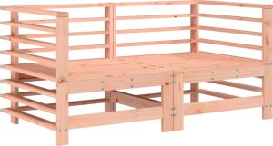 vidaXL Siedziska narożne z poduszkami, 2 szt., lite drewno daglezjowe 3