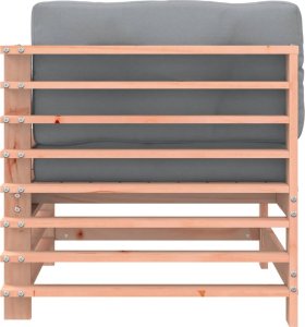 vidaXL Siedziska narożne z poduszkami, 2 szt., lite drewno daglezjowe 6