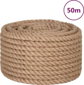 vidaXL Sznur jutowy, 50 m długości, 16 mm grubości 2