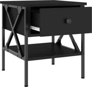 vidaXL Stoliki nocne, 2 szt., czarne, 40x42x45 cm 7