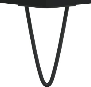 vidaXL Szafka, czarna, 34,5x34x90 cm, materiał drewnopochodny 11