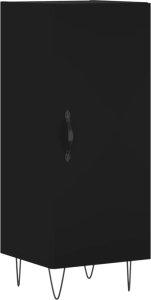 vidaXL Szafka, czarna, 34,5x34x90 cm, materiał drewnopochodny 2