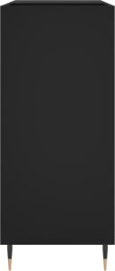 vidaXL Szafka na płyty, czarna, 84,5x38x89 cm, materiał drewnopochodny 5