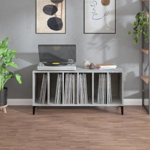 vidaXL Szafka na płyty, szarość betonu, 100x38x48 cm 3