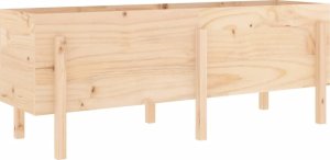 vidaXL Donica ogrodowa na nóżkach, 160x50x57 cm, lite drewno sosnowe 2