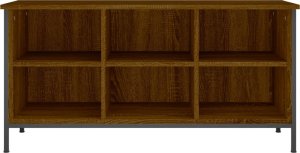 vidaXL Szafka na buty, brązowy dąb, 100x35x50 cm 5