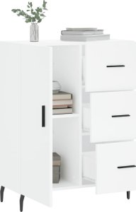 vidaXL Szafka, biała, 69,5x34x90 cm 4