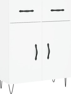 vidaXL Szafka, biała, 69,5x34x90 cm 2