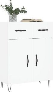 vidaXL Szafka, biała, 69,5x34x90 cm 3
