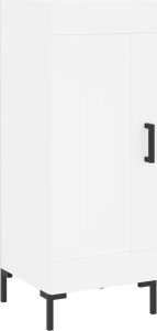 vidaXL Szafka, biała, 34,5x34x90 cm 2