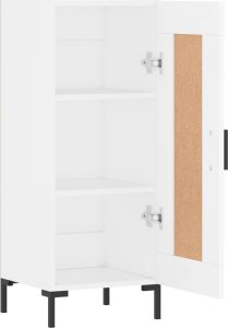 vidaXL Szafka, biała, 34,5x34x90 cm 6