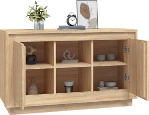 vidaXL Szafka, dąb sonoma, 102x35x60 cm 4