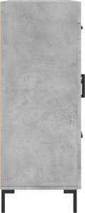 vidaXL Szafka, szarość betonu, 69,5x34x90 cm, materiał drewnopochodny 7