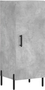 vidaXL Szafka, szarość betonu, 34,5x34x90 cm 2