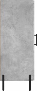 vidaXL Szafka, szarość betonu, 34,5x34x90 cm 7