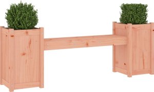 vidaXL Ławka z donicami, 180x36x63 cm, lite drewno daglezjowe 3