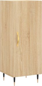 vidaXL Szafka, dąb sonoma, 34,5x34x90 cm 2