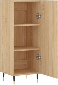 vidaXL Szafka, dąb sonoma, 34,5x34x90 cm 5