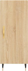vidaXL Szafka, dąb sonoma, 34,5x34x90 cm 6