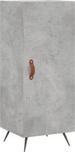 vidaXL Szafka, szarość betonu, 34,5x34x90 cm, materiał drewnopochodny 2