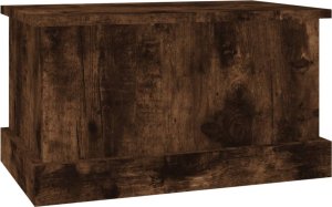 vidaXL Skrzynia, przydymiony dąb, 50x30x28 cm 5