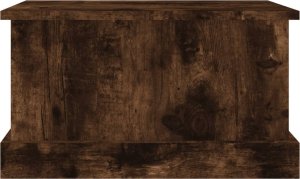 vidaXL Skrzynia, przydymiony dąb, 50x30x28 cm 6