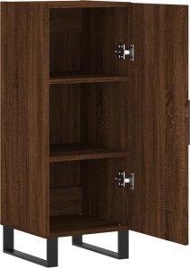 vidaXL Szafka, brązowy dąb, 34,5x34x90 cm 5