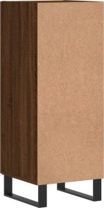 vidaXL Szafka, brązowy dąb, 34,5x34x90 cm 8